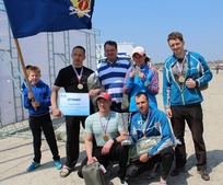 Победители экстремального забега "Сахалинский рубеж" в командном зачете  —  представители регионального УФСИН.
